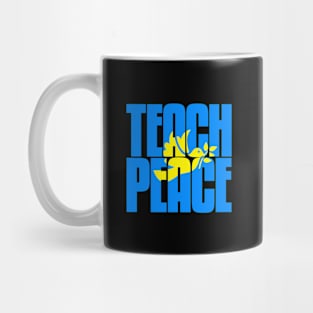 TEACH PEACE. An important message at all times. Mug